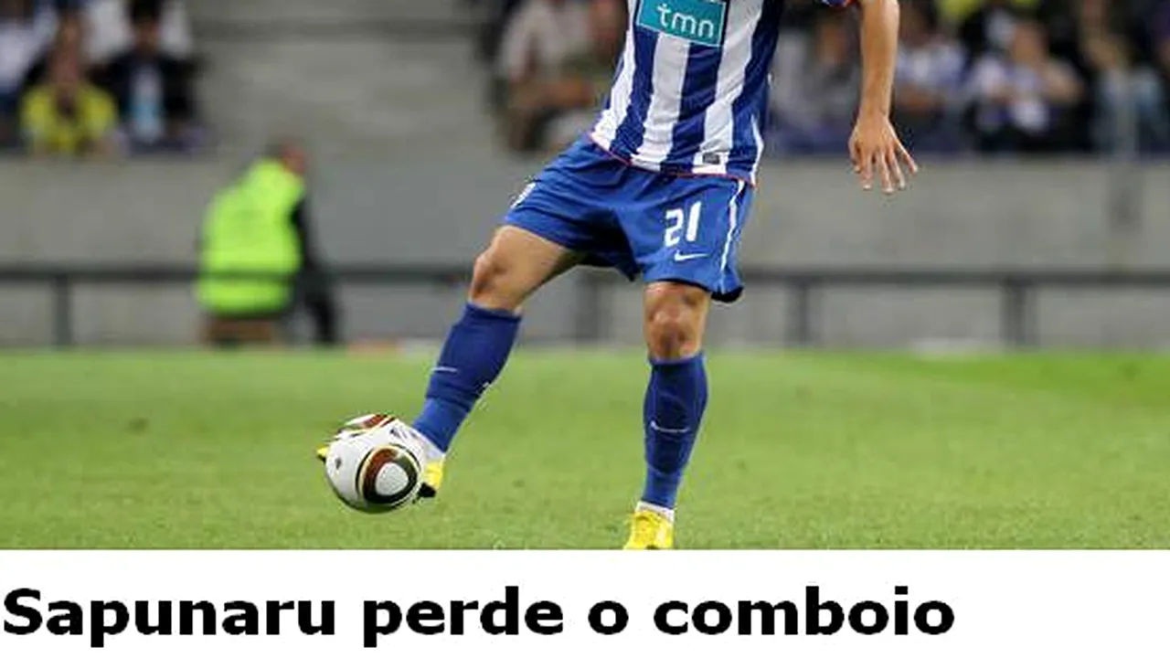 Portughezii îi dau peste nas lui Gigi Becali!** Săpunaru nu va putea fi recuperat până la meciul cu Șahtior, din Ligă