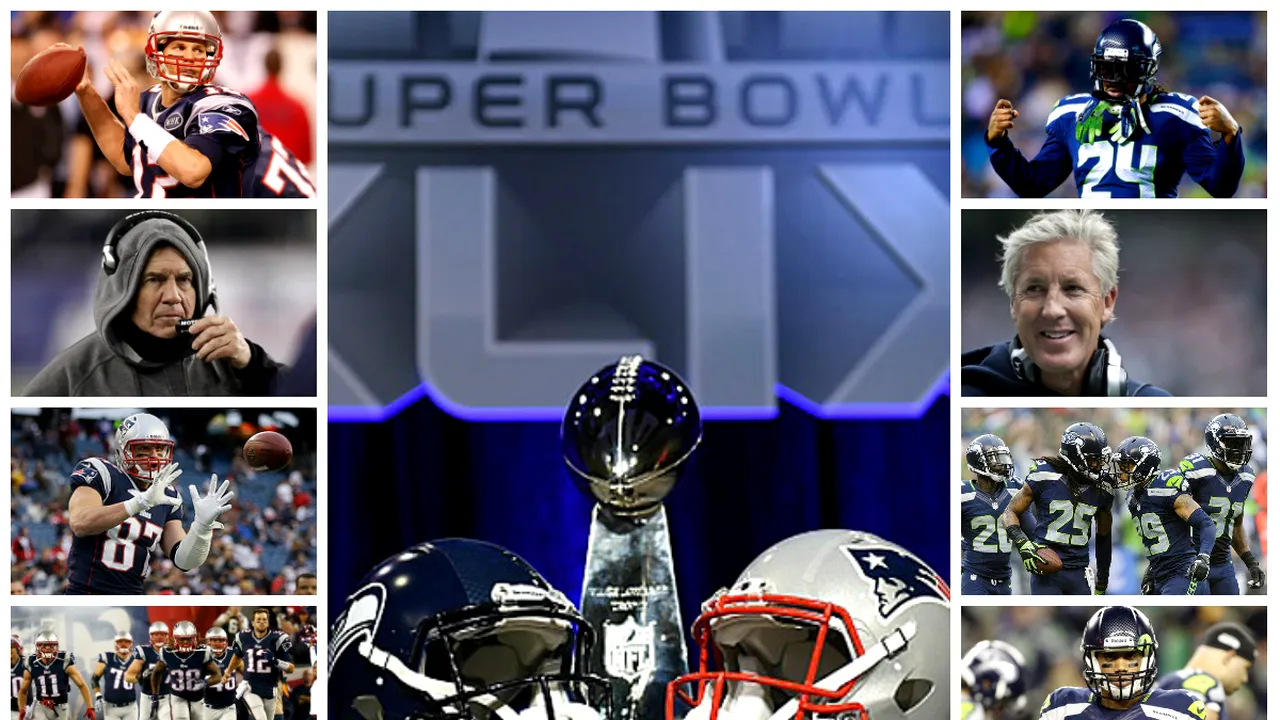 Cel mai echilibrat Super Bowl din istorie? Tot ce trebuie să știi despre finala NFL de luni dimineață: De ce e Patriots favorită la casele de pariuri, ce accidentări are Seattle și cum poate câștiga Seahawks al doilea Super Bowl consecutiv