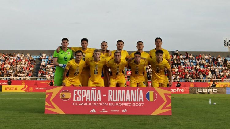 Dezastru pentru România U21! Spania ne-a dat 7 goluri și a umilit „tricolorii mici”