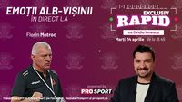 „EXCLUSIV RAPID” cu Motroc & Gâlcă – înainte de Craiova – Rapid – începe la 16:45, în direct pe YouTube – ProSport