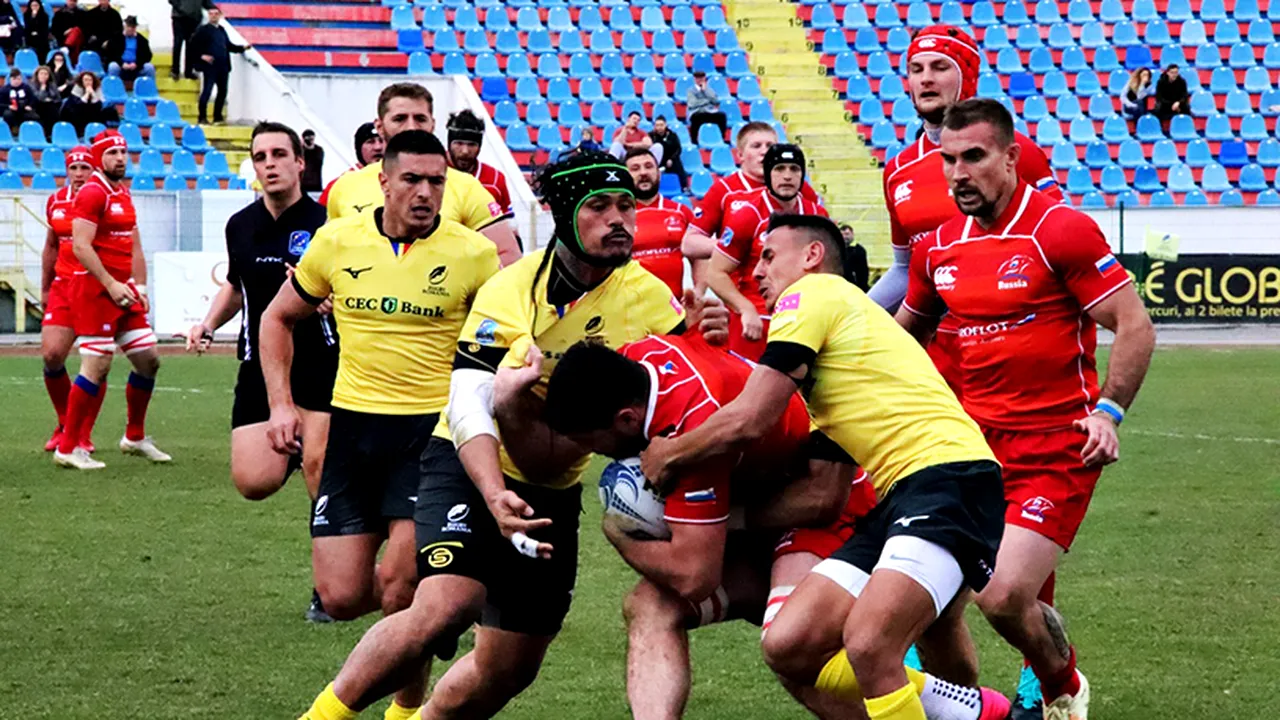 România - Rusia la rugby se dispută azi de la ora 14.30 pe stadionul Arcul de Triumf! „Stejarii