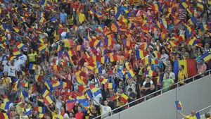 S-au "deșteptat" mai mulți cu Turcia. Încrâncenarea de la meciul cu Ungaria a fost dată uitării: Atmosferă superbă pe Național Arena