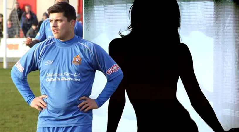 FOTO | Jenant! Un fotbalist a fost filmat în timp ce făcea sex cu o blondă, pe banca antrenorului, cât încă purta echipamentul de joc. Clubul a reacționat imediat