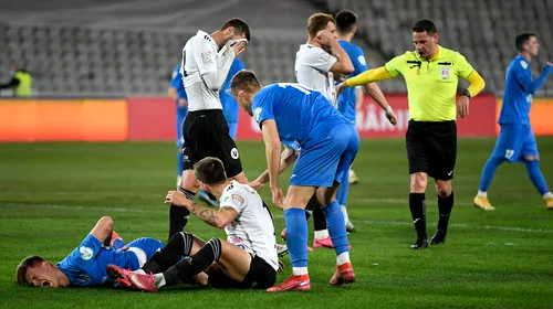 ”U” Cluj îl distruge pe Andrei Antonie, arbitrul meciului cu Viitorul Pandurii, pe care îl asociază, printr-un joc de cuvinte, cu patronul gorjenilor. ”O jignire la adresa competiției. Ca și cum ar fi avut o cu totul altă Sarcină”