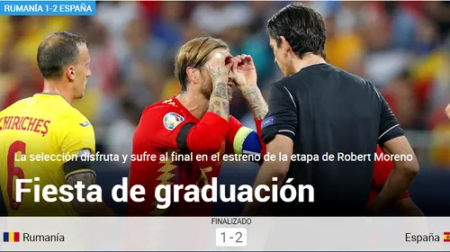 Marca, cea mai dură reacție după ce Spania a învins România! Ce scrie presa iberică: „Era previzibil în fața unei echipe inexistente. Românii ar trebui să meargă la un psihiatru după acest ultim rezultat”