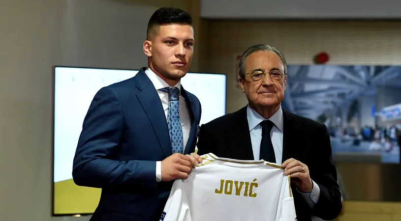 OFICIAL | Real Madrid și-a prezentat atacantul de milioane. Luka Jovic: 