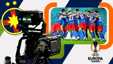 Cine transmite la TV FCSB – Manchester United