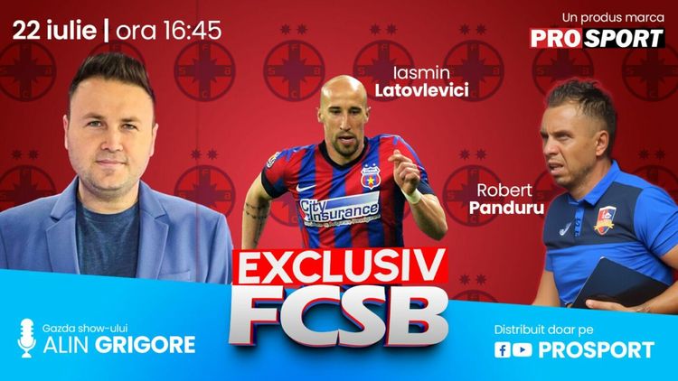 EXCLUSIV FCSB, azi de la 16:45. S-a spart conducta cu transferuri înainte de debutul în Conference League. Iasmin Latovlevici analizează ultimele evenimente de la FCSB