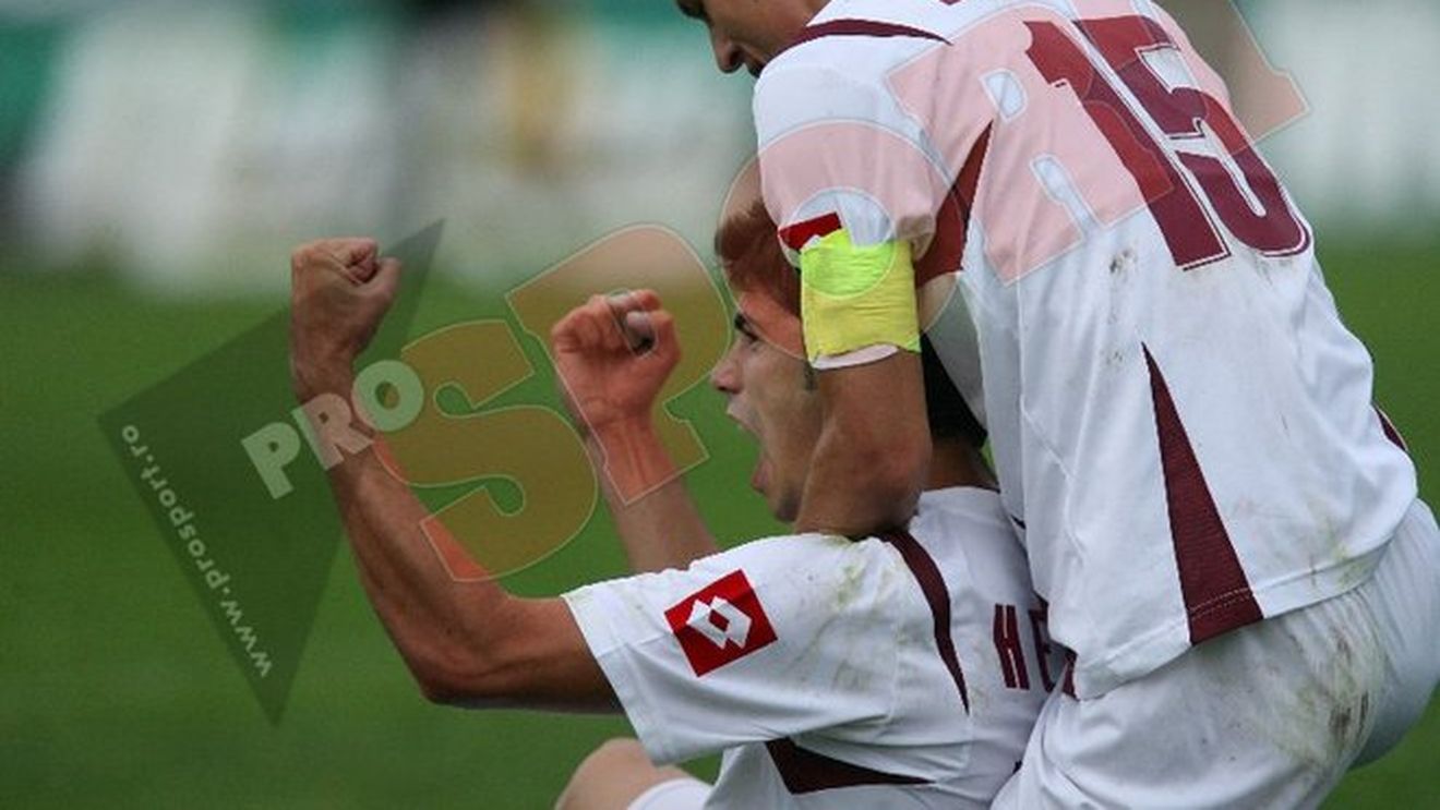 Herea, eroul Rapidului: **"E prima mea dublă din campionat"