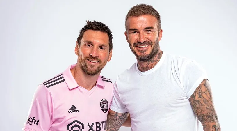 David Beckham s-a fotografiat cu Lionel Messi și a adunat peste un milion de like-uri în doar o oră! Mesaj emoționant al acționarului de la Inter Miami: „Visul devine realitate!”