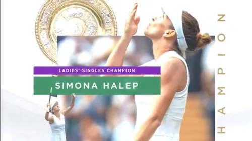 Wimbledon 2019 | „Trăiască Halep”. Ce reacție au avut britanicii, după ce Simona a devenit noua campioană a turneului