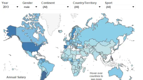 Harta interactivă a celor mai bine plătiți sportivi din lume: Pacquaio conduce topul mondial! Care sunt liderii României