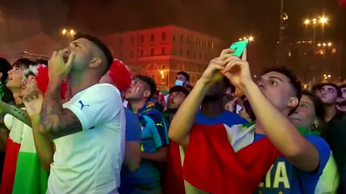 Italienii au ieșit pe străzile din Roma după ce „Squadra Azzura” a câștigat EURO 2020 | VIDEO