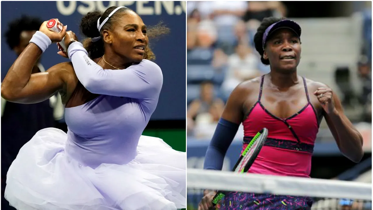 Derby în turul 3 la US Open: Serena și Venus Williams se vor înfrunta pentru a 30-a oară în 20 de ani. Cele două domină topul celor mai rapide servicii înregistrate în competiția feminină și și-au spulberat adversarele în runda a doua