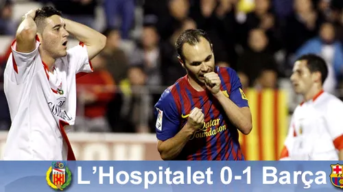VIDEO Chin fără Messi!** Barcelona a învins greu în Cupa Spaniei o echipă din liga a 3-a
