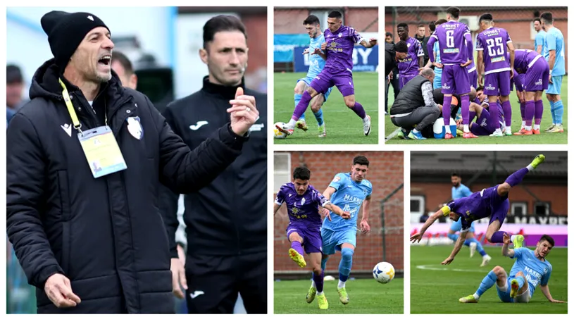 CFC Argeș, primul meci fără victorie în play-off-ul Ligii 2, deși a avut un om în plus mai bine de o repriză la Voluntari. Bogdan Andone: ”N-am ce să le reproșez jucătorilor”