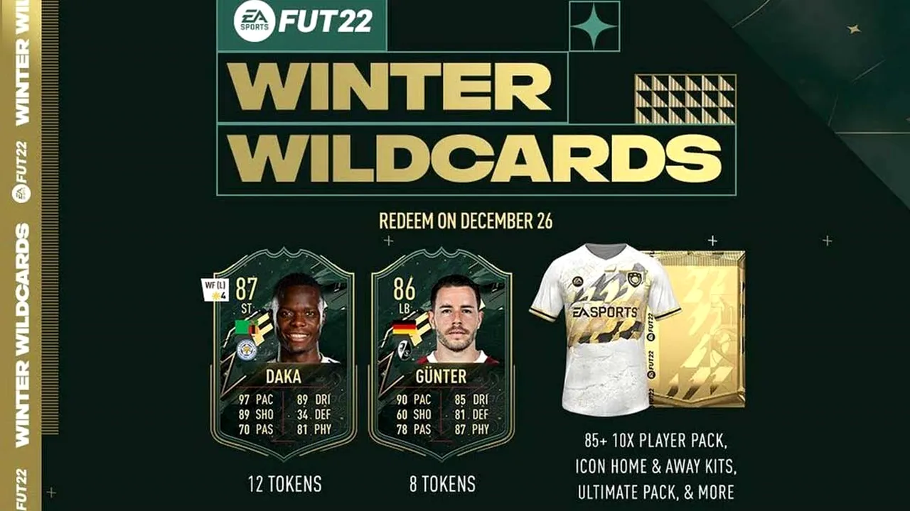 Cum poți obține jetoanele necesare pentru recompensele oferite de evenimentul Winter Wildcards din FIFA 22