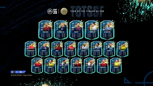 FIFA 20 Team Of The Season, evenimentul cu cele mai bune carduri oferite gratuit de EA SPORTS! Lista de jucători