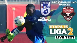 FCU Craiova îndeplinește simpla formalitate în fața celor de la AFC Câmpulung Muscel, leagă trei victorii și se apropie de locurile de play-off