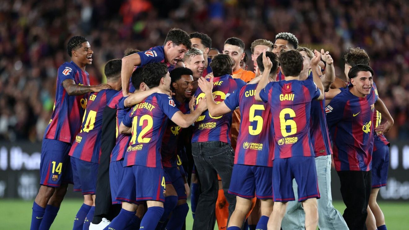 Reacția lui Leo Messi după ce FC Barcelona a ieșit campioană în fața rivalei Real Madrid