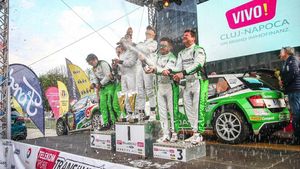 Italianul Basso câștigă la Cluj. Tempestini își consolidează poziția de lider în Campionatul Național de Raliuri
