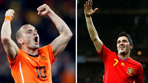 Spania și Olanda luptă duminică și pentru primul loc în clasamentul FIFA