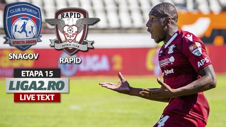 Rezultat bombă în Liga 2! Ultima clasată Sportul Snagov bate Rapid. Un fost fcsb-ist și rapidist a reușit o ”dublă” în fața echipei lui Daniel Pancu