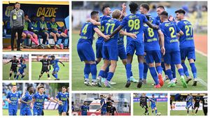 Aplaudați campioana! Unirea Slobozia și-a asigurat locul 1 în Liga 2 după succesul cu Corvinul. Adrian Mihalcea: ”Am dominat copios acest campionat. Am urcat muntele pe partea directă! Merităm cu prisosință”