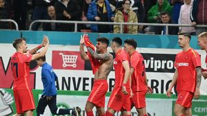 FCSB - CFR Cluj 1-0. Florinel Coman își menține echipa în lupta pentru titlu! Meciul decisiv se joacă la Ovidiu