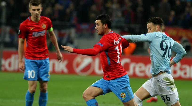 LIVE BLOG | FCSB - Lazio 1-0, după 90 de minute în care Gnohere a făcut diferența, iar Budescu ar fi putut dubla avantajul. Italienii pregătesc o ofensivă totală în retur