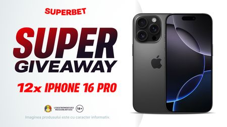 ADVERTORIAL | 12 x iPhone 16 Pro? E concurs pe Instagram Superbet