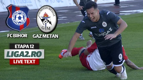 FC Bihor - Gaz Metan 0-1.** Medieșenii au câștigat grație unui gol târziu marcat de Romeo