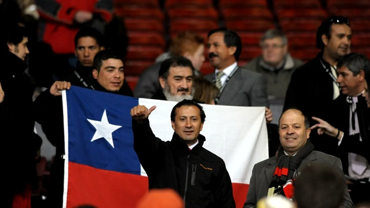 Minerii chilieni, prezenți la Manchester United - Arsenal