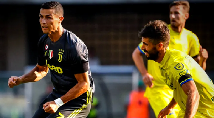 Chievo - Juventus 2-3. Meci nebun la debutul lui Cristiano Ronaldo! Campioana a revenit și s-a impus grație unui gol marcat în prelungiri
