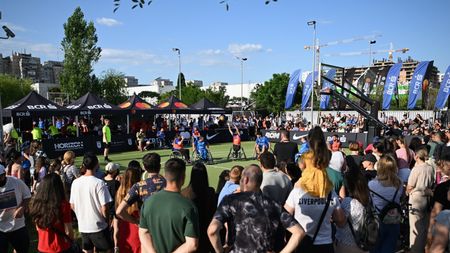 Momente emoționante la BCR Sport Arena Streetball! Omul care l-a dus la baschet pe actorul Anghel Damian, omagiat pentru întreaga carieră