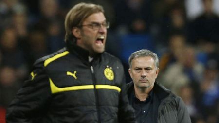 FOTO: Una dintre cele mai frumoase scene din Liga Campionilor!** Klopp și Mourinho, lecție de fair-play! Ce au făcut când s-au întâlnit 