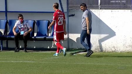 Reacția puștiului Valentin Borcea, schimbat după doar un minut: „S-a terminat visul brusc”. Ce spunea tânărul fotbalist înainte de debutul la Dinamo