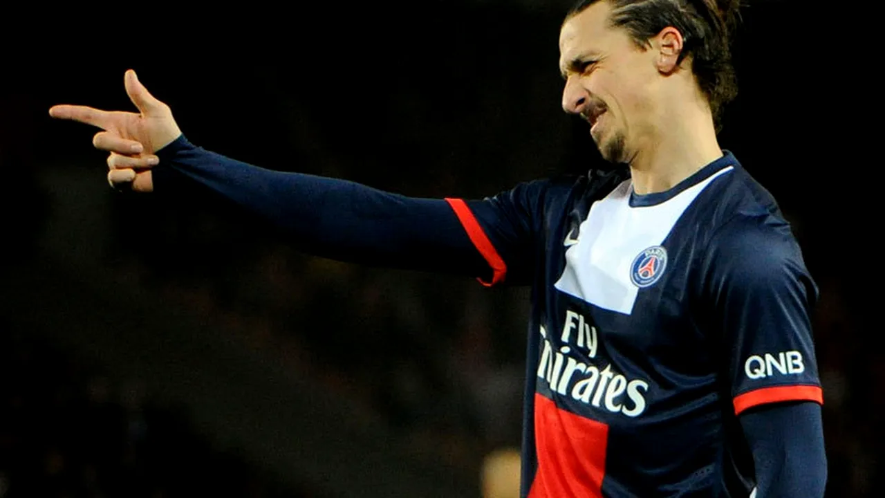 Ibrahimovic este cel mai bine plătit jucător din Ligue 1. PSG are șapte fotbaliști în Top 10