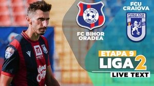 FC Bihor și FCU Craiova termină meciul la egalitate, după ce oltenii au marcat primii. S-a strigat, din nou, demisia la Oradea