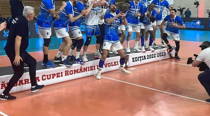 SCM Universitatea Craiova a câştigat Cupa României la volei masculin. La 43 de ani, căpitanul oltenilor, „Lolo” Lică a fost MVP-ul finalei
