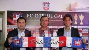 Ionuț Badea a fost prezentat oficial la Oțelul: "N-am venit la Galați pentru un obiectiv mediocru"