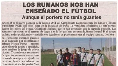 „Românii ne-au învațat fotbal, deși portarul lor nu a avut mănuși!