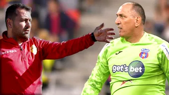 Clinci Rareș Forika – Dumitru Stângaciu la finalul derby-ului din Brașov dintre Corona și SR. ”Mi-a băgat mâna în gât!” vs. ”Caută scandal!”