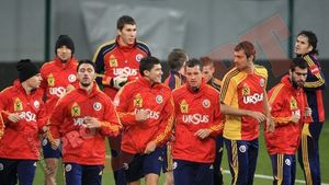 FOTO Vezi imagini de la antrenamentul oficial al tricolorilor!