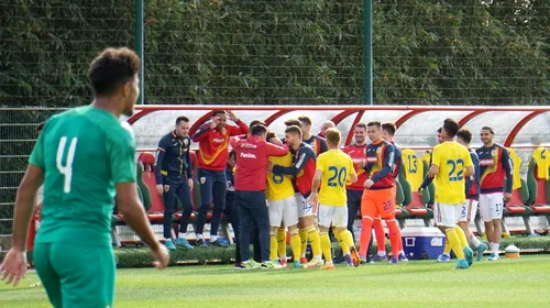 România U21, egal spectaculos cu Maroc U21! Cine a marcat golurile echipei lui Florin Bratu