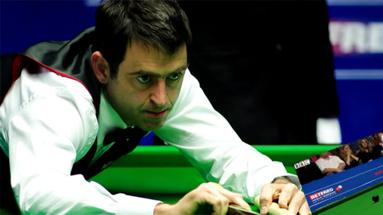 O'Sullivan, ca și calificat în sferturile Mondialului de snooker. Ronnie a fost avertizat de arbitru pentru că era să rupă tacul. Murphy și Robertson par principalii contracandidați pentru 