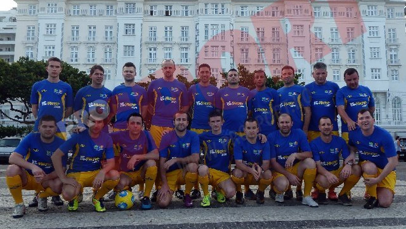 Fotbal internațional altfel decât îl cunoaștem!** O selecționată de fotbal amatori a României a jucat cu o echipă similară a Braziliei