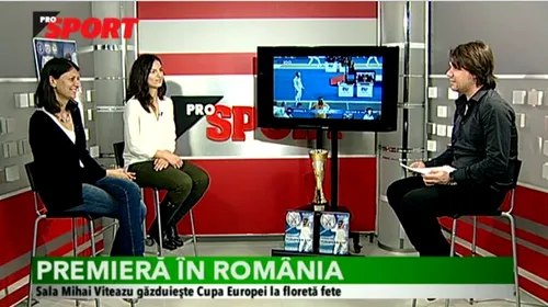 VIDEO – ProSport Raport. Andru Nenciu și invitatele sale – Roxana Scarlat și poeta de la scrimă, Maria Boldor – au vorbit despre Cupa Campionilor Europeni la floretă pe echipe