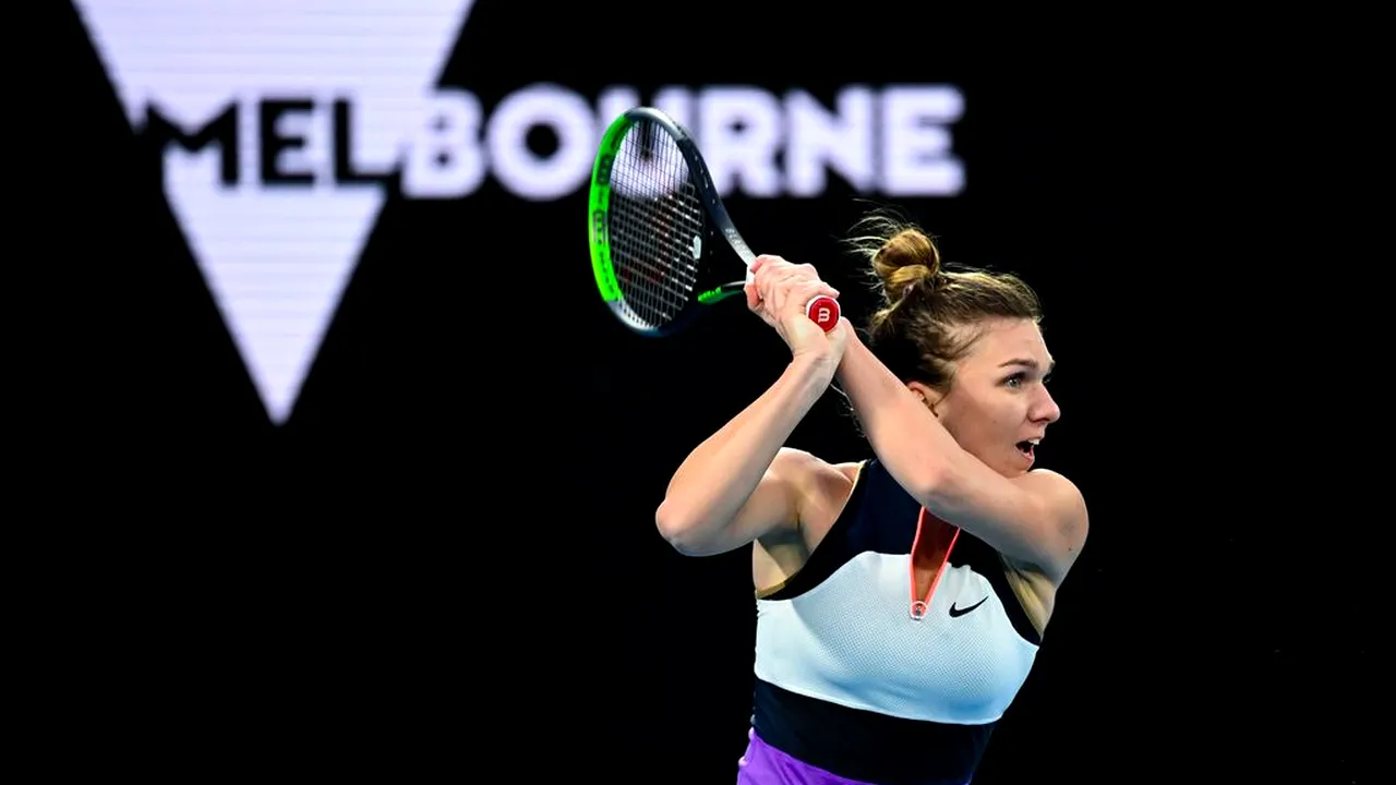 Programul zilei la Australian Open, marți 16 februarie 2021. Patru meciuri de simplu, printre care și Simona Halep cu Serena Williams