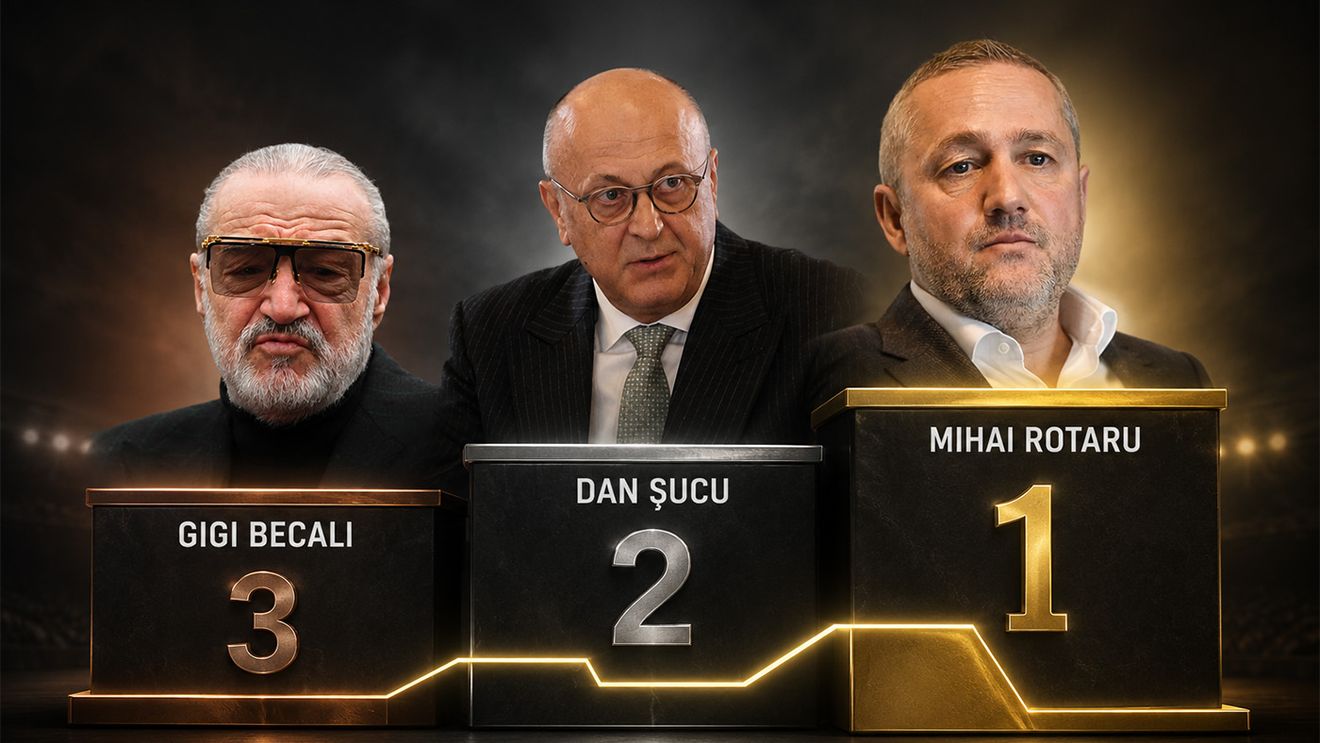 Doar 24.480.000 de euro pentru FCSB. Gigi Becali, sub rivalii Mihai Rotaru și Dan Șucu